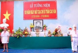 Lễ tưởng niệm 100 năm ngày mất của chí sĩ Trần Cao Vân