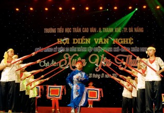 Trường Tiểu học Trần Cao Vân tổ chức Hội diễn văn nghệ “Xuân yêu thương”