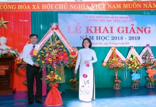 KHAI GIẢNG NĂM HỌC 2018 – 2019 KHAI GIẢNG NĂM HỌC 2018 – 2019