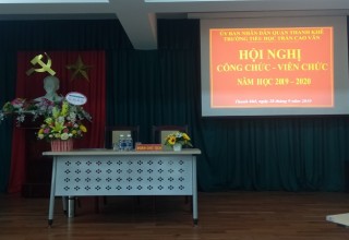 HỘI NGHỊ CÔNG CHỨC – VIÊN CHỨC NĂM HỌC 2019 – 2020 HỘI NGHỊ CÔNG CHỨC – VIÊN CHỨC NĂM HỌC 2019 – 2020